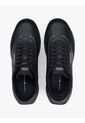 Tenis Negro Retro Runner En Mezcla De Cuero Tommy Hilfiger de Tommy Hilfiger