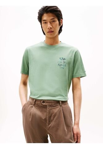 Camiseta Verde Con Logo Gráfico Tommy Hilfiger Tommy Hilfiger