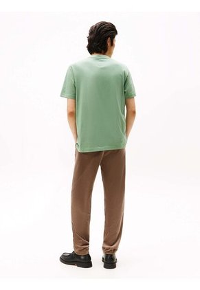 Camiseta Verde Con Logo Gráfico Tommy Hilfiger