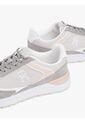 Tenis Gris Con Mezcla De Texturas Tommy Hilfiger de Tommy Hilfiger