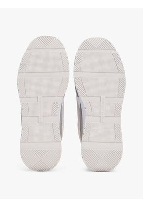 Tenis Gris Con Mezcla De Texturas Tommy Hilfiger