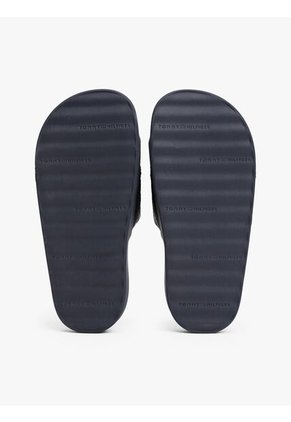 Sandalias Azul De Plataforma Con Monogramas TH Tommy Hilfiger