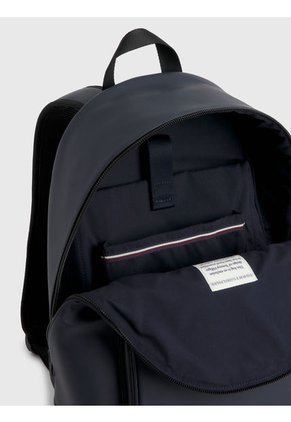 Morral Essential De Piqué Con Logo Hombre Azul Tommy Hilfiger