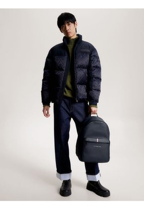 Morral Essential De Piqué Con Logo Hombre Azul Tommy Hilfiger