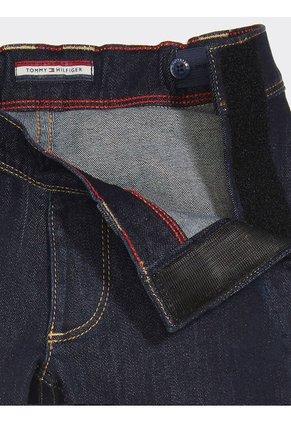 Jeans Rectos De Corte Slim Niño Gris Tommy Hilfiger