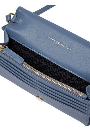 Bolso Azul Cruzado Con Acolchado A Rombos Tommy Hilfiger