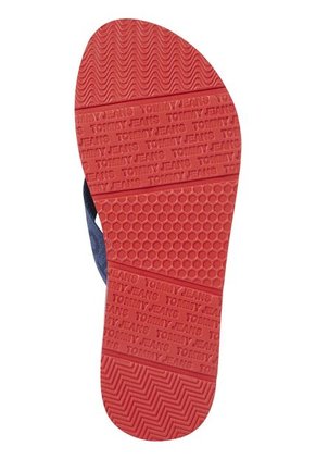 Sandalias Con Logo Bordado Mujer Negro Tommy Hilfiger