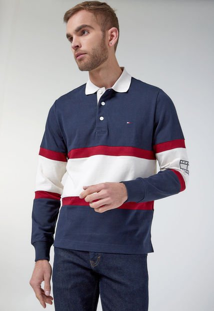 Buzo Azul-Beige-Vinotinto Tommy Hilfiger