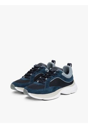 Tenis Azul Modern De Running Con Texturas Tommy Hilfiger