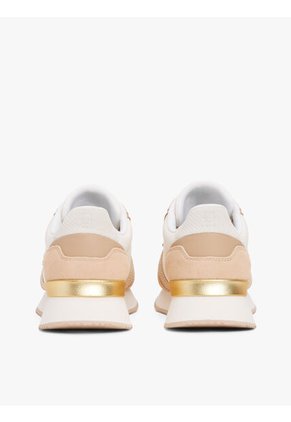 Tenis Blanco Con Paneles Metalizados Tommy Hilfiger