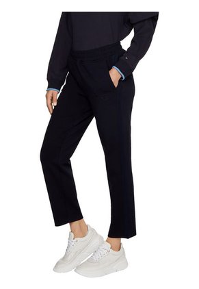 Pantalón De Corte Cónico Mujer Azul Tommy Hilfiger