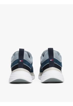 Tenis Azul Modern De Running Con Texturas Tommy Hilfiger