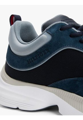 Tenis Azul Modern De Running Con Texturas Tommy Hilfiger