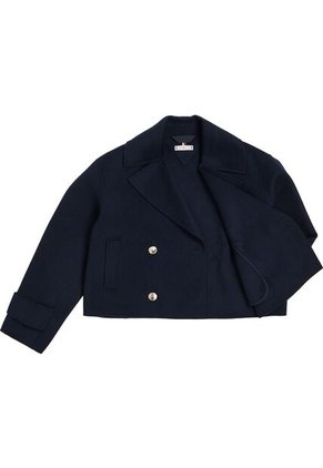 Chaqueta Azul De Botonadura Doble Para Mujer Tommy Hilfiger