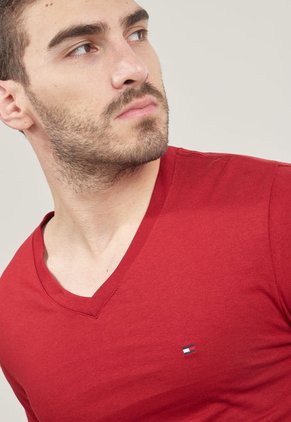 Camiseta TOMMY HILFIGER Borgoña