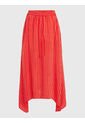 Falda Midi Con Diseño De Rayas Mujer Rojo Tommy Hilfiger de Tommy Hilfiger