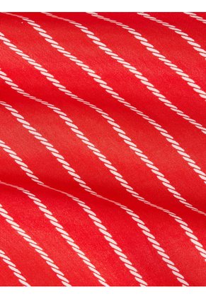 Falda Midi Con Diseño De Rayas Mujer Rojo Tommy Hilfiger