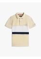 Polo Beige De Algodón Con Diseño Moderno Para Niños Tommy Hilfiger de Tommy Hilfiger