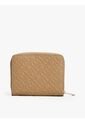 Billetera Beige Con Monograma TH Y Cremallera Tommy Hilfiger de Tommy Hilfiger