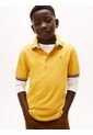 Polo Amarillo Manga Corta Con Logo Tommy Hilfiger de Tommy Hilfiger