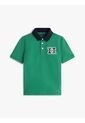 Polo Verde Manga Corta Con Logo Gráfico Tommy Hilfiger de Tommy Hilfiger