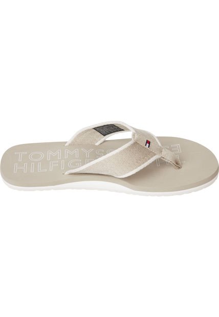 Sandalias De Tejido Trenzado Con Logo Hombre Gris Tommy Hilfiger