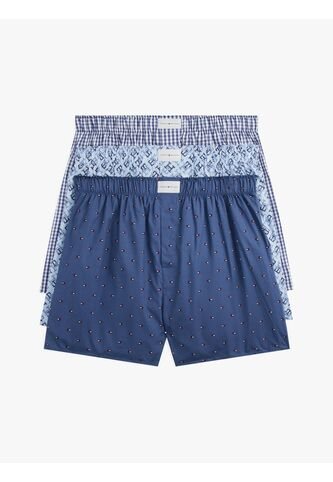 Pack Azul De 3 Bóxer Con Estampado Tommy Hilfiger Tommy Hilfiger