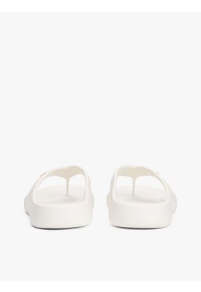 Sandalias Blanco Anatómicas Con Logo Esmaltado Tommy Hilfiger