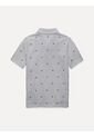 Polo Gris Larry Con Estampado De Banderas TH Tommy Hilfiger de Tommy Hilfiger
