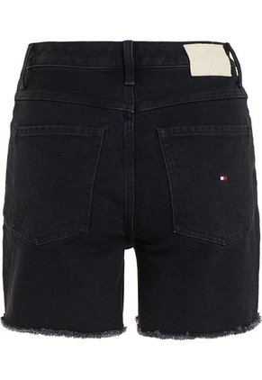 Shorts Jeans Tommy Hilfiger X Shawn Mendes De Cintura Alta Mujer Negro Tommy Hilfiger