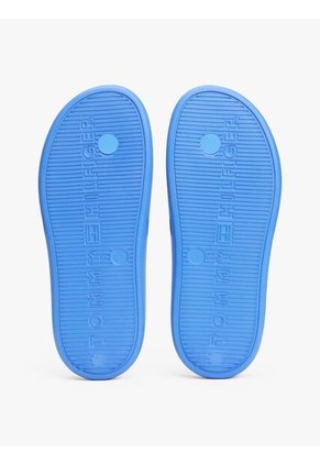 Sandalias Azul Anatómicas Con Logo Esmaltado Tommy Hilfiger