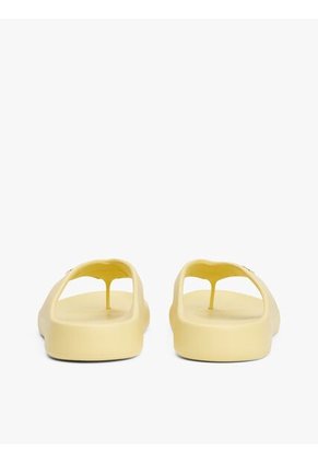Sandalias Amarillo Anatómicas Con Logo Esmaltado Tommy Hilfiger