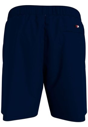 Bermuda De Baño Azul Oscuro Con Cordón Tommy Hilfiger