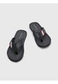 Sandalias Acolchadas Con Cinta Distintiva Hombre Negro Tommy Hilfiger de Tommy Hilfiger
