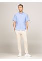 Camisa Azul Heritage De Manga Corta Tommy Hilfiger de Tommy Hilfiger