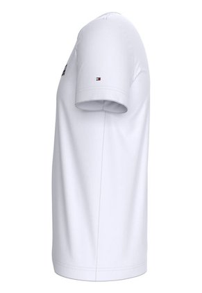 Camiseta Blanca Con Logo De Parche Tommy Hilfiger