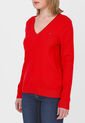 Saco Rojo Tommy Hilfiger Heritage V-Neck de Tommy Hilfiger