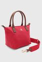 Bolso TOMMY HILFIGER Popette Mini Rojo de Tommy Hilfiger