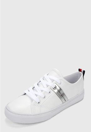 Tenis Blanco-Plateado Tommy Hilfiger