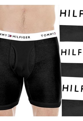 3 Pack De Boxer Brief Negro En Algodón Tommy Hilfiger