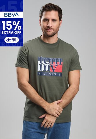 Camiseta TOMMY HILFIGER Verde Tommy Hilfiger