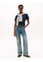 Camiseta Azul De Cuello Redondo Con Corte Slim Tommy Hilfiger de Tommy Hilfiger