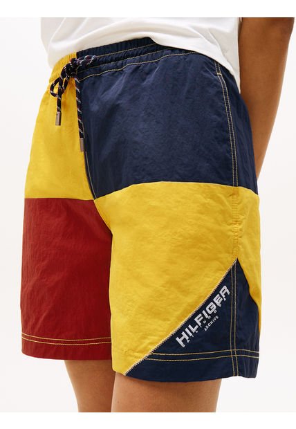 Pantalonetas Blanco Náuticas Color Block Hilfiger Tommy Hilfiger