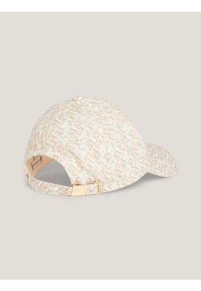 Gorra Blanca Con Monogramas TH Tommy Hilfiger