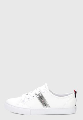 Tenis Blanco-Plateado Tommy Hilfiger