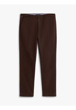 Pantalón Chocolate Chino Denton Recto De Sarga Tommy Hilfiger