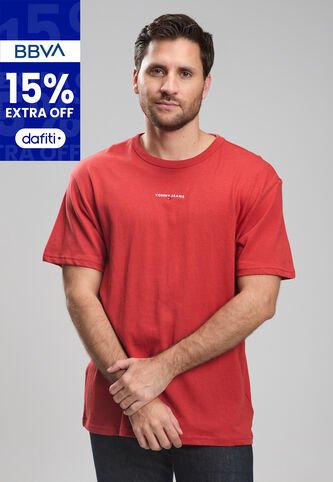 Camiseta TOMMY HILFIGER Rojo Tommy Hilfiger