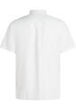 Camisa Blanca Flex Poplin Solid De Manga Corta Tommy Hilfiger de Tommy Hilfiger
