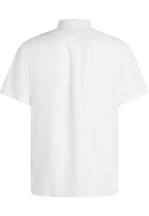 Camisa Blanca Flex Poplin Solid De Manga Corta Tommy Hilfiger