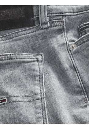 Jeans Gris Nora De Talle Medio Ceñidos Para Mujer Tommy Hilfiger